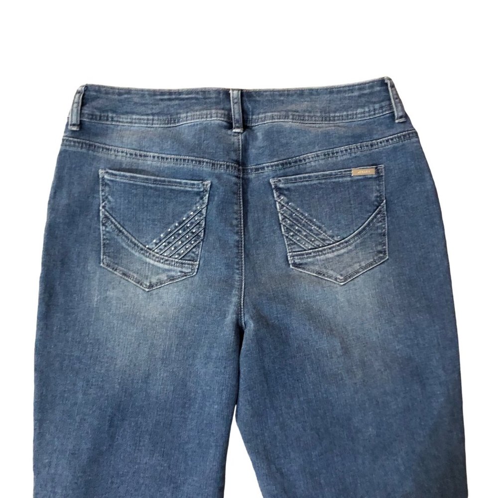 Chicos So Slimming Cropped Jeans Womens 1 (M/8) NEW - Picture 6 of 16